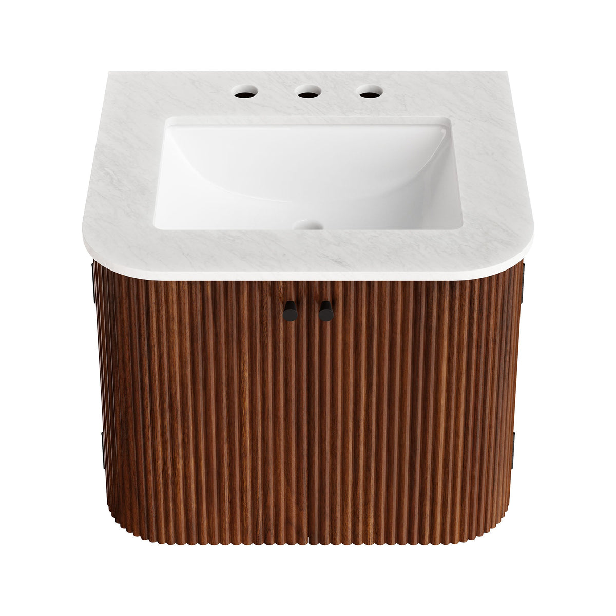 Zia Wall-Mount Bathroom Vanity with Marble Sink - view 28