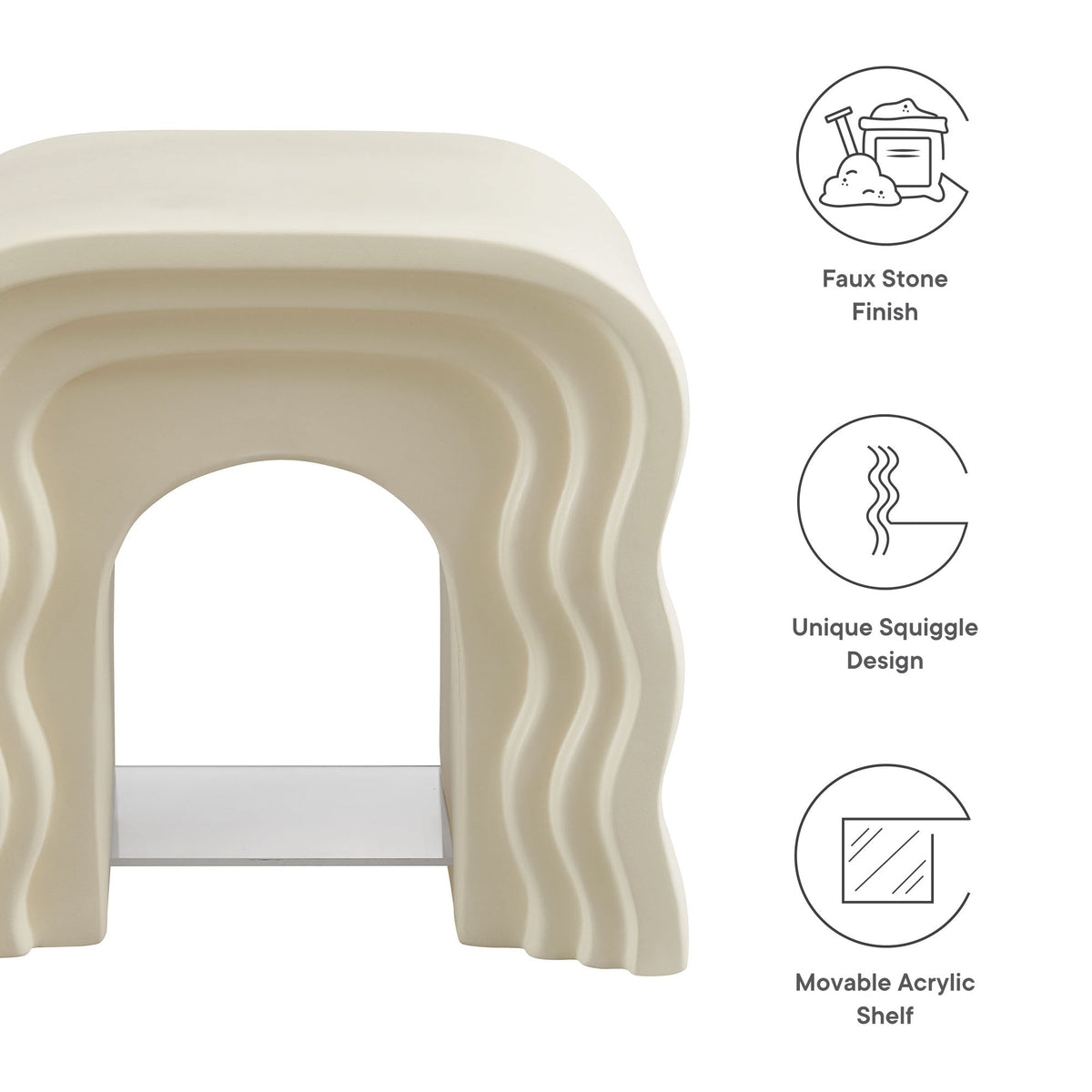 Jorin Squiggle Side Table - view 13
