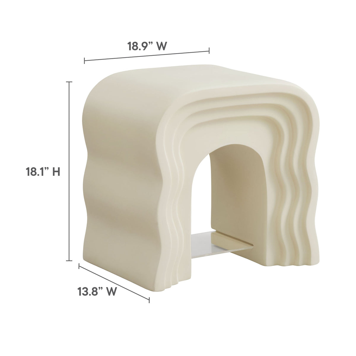 Jorin Squiggle Side Table - view 15