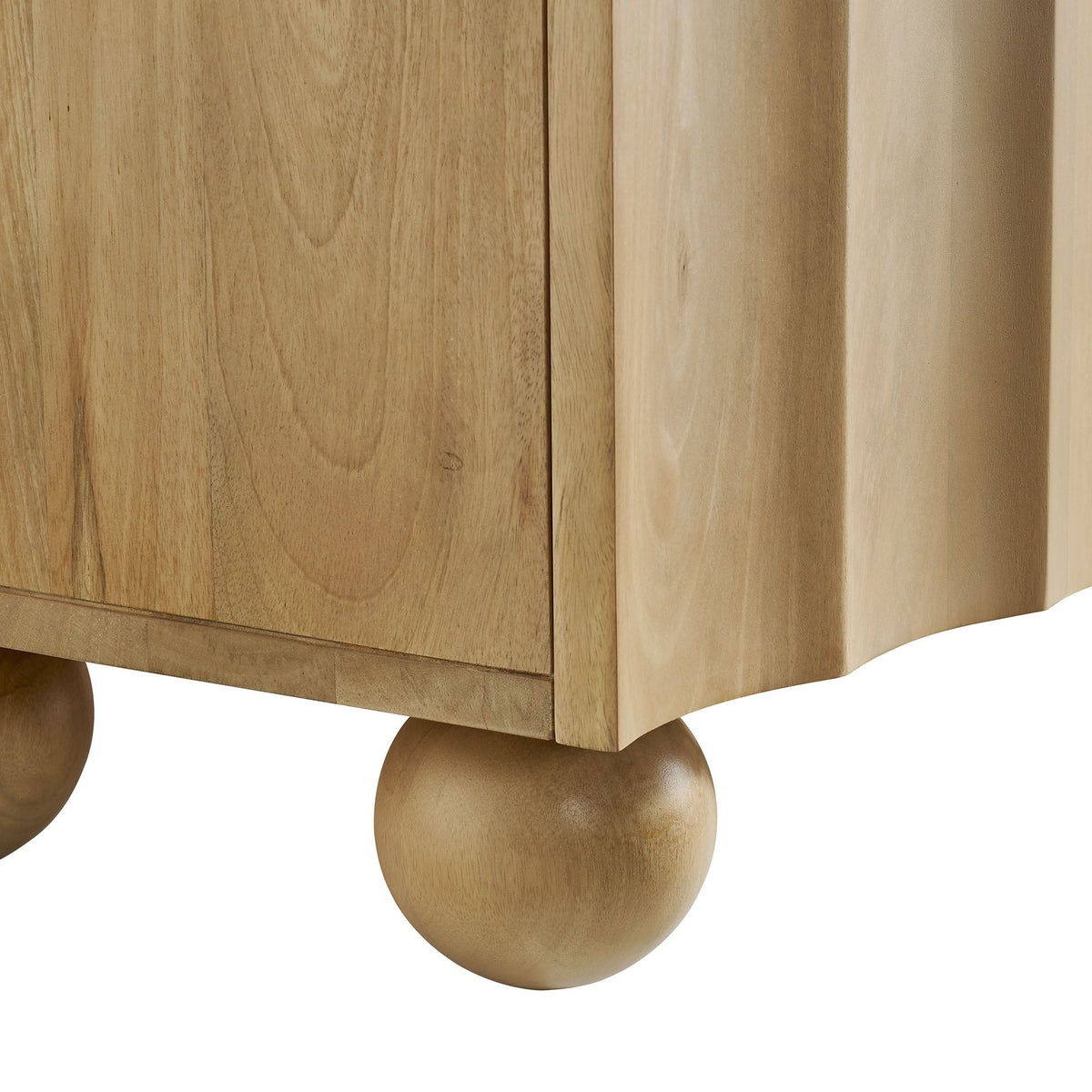 Sorren Scalloped 71" Wood TV Stand - view 10