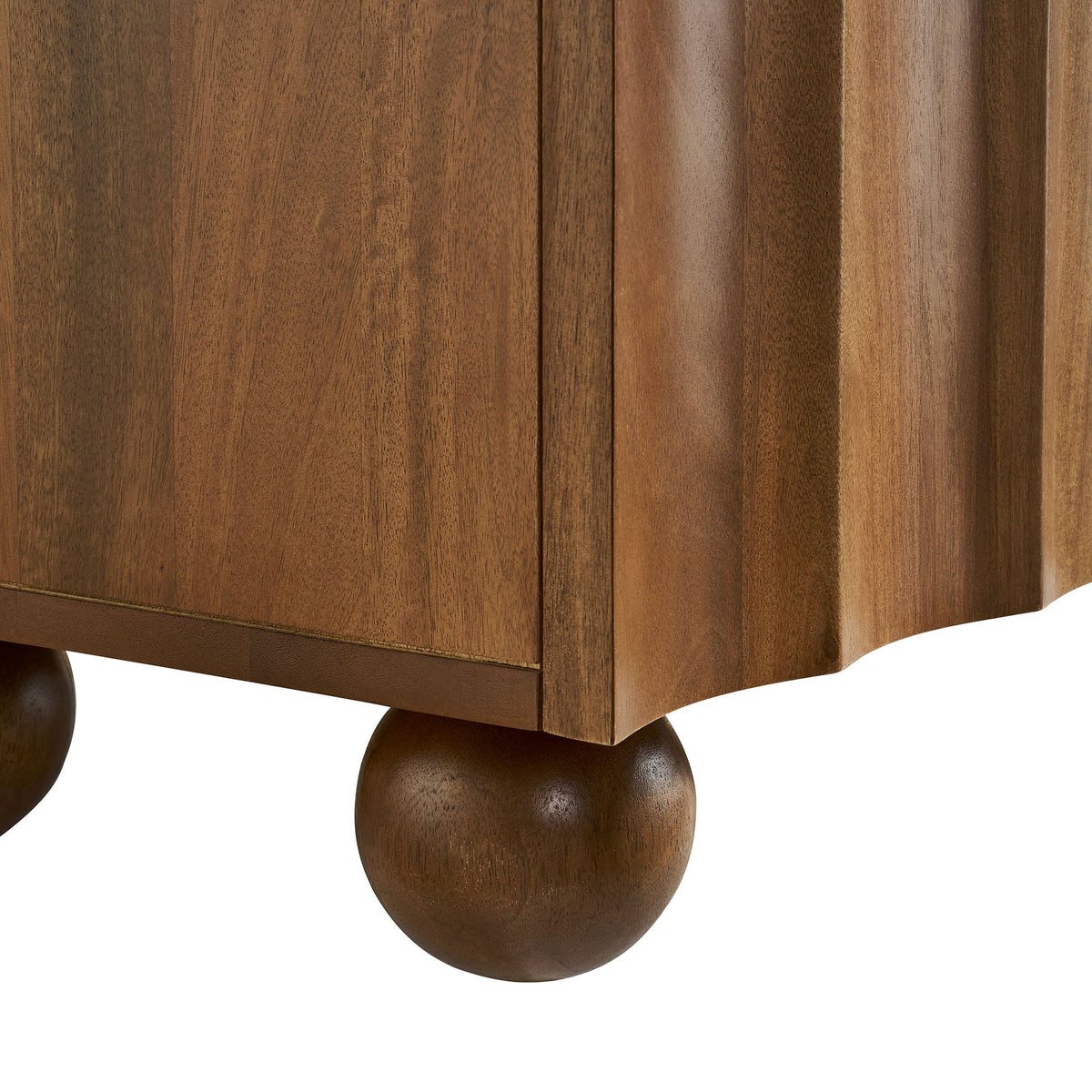 Sorren Scalloped 71" Wood TV Stand - view 9