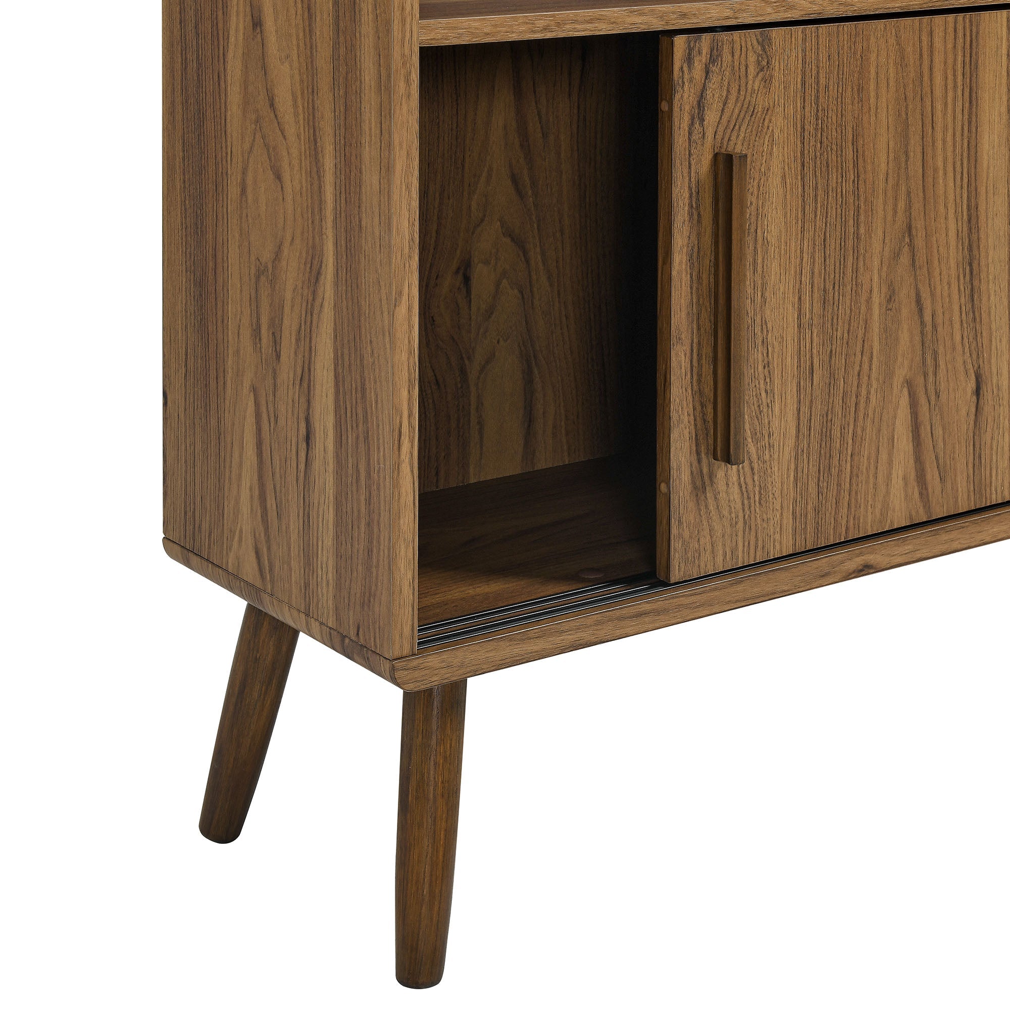 Transmit 45" Bookcase with Sliding Doors by Modway