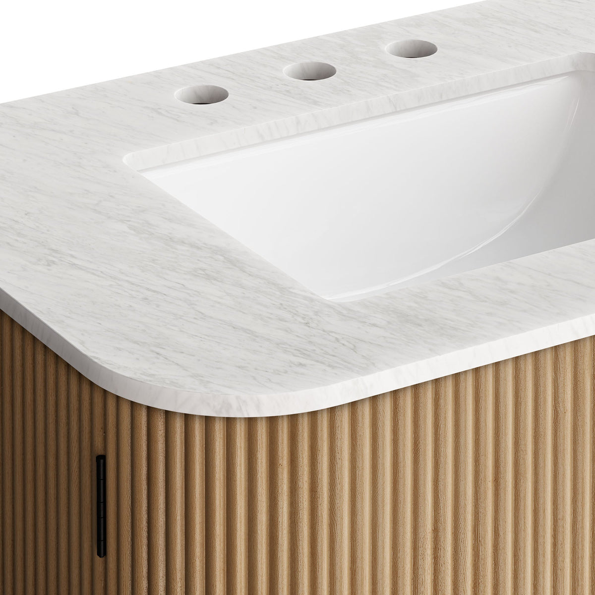 Zia Wall-Mount Bathroom Vanity with Marble Sink - view 38