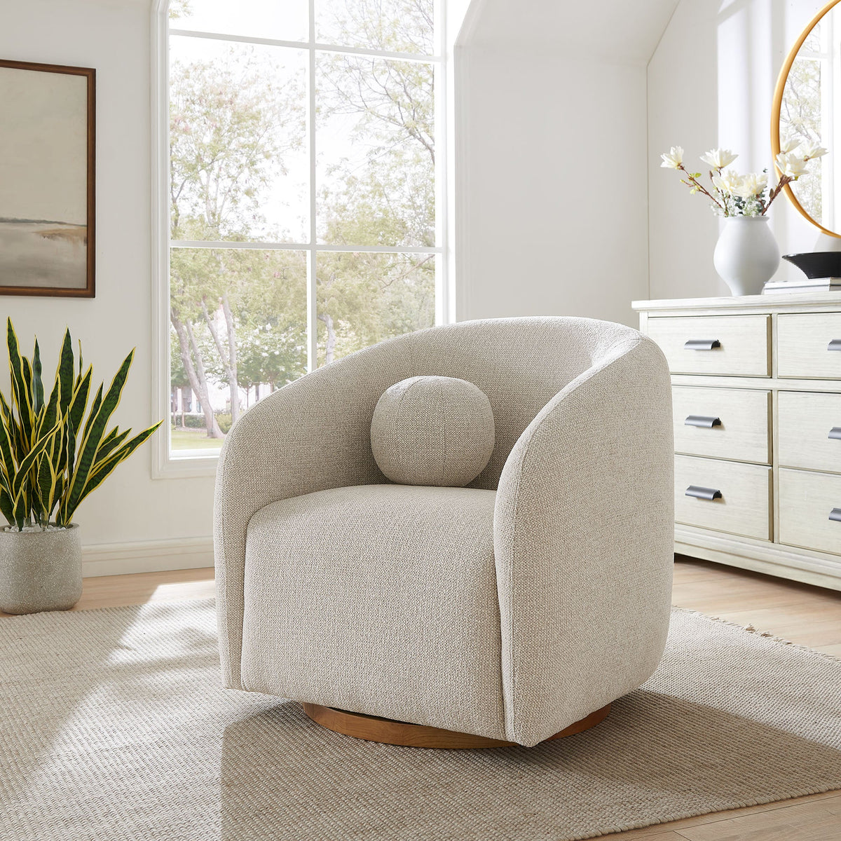 Holland Swivel Armchair