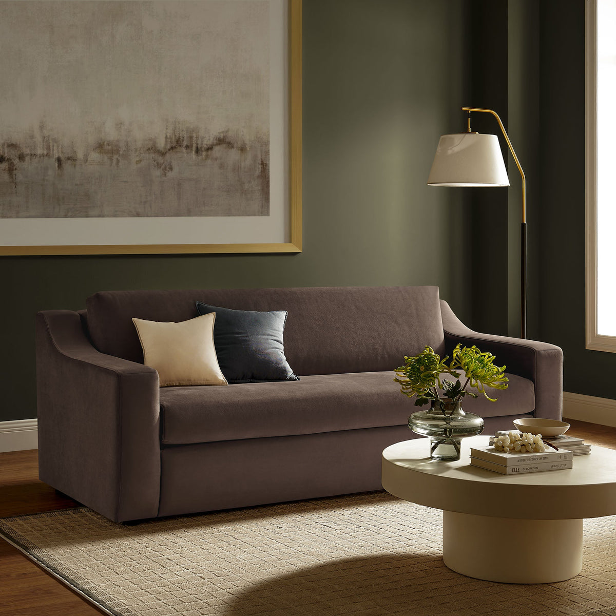 Liora Performance Velvet Sofa