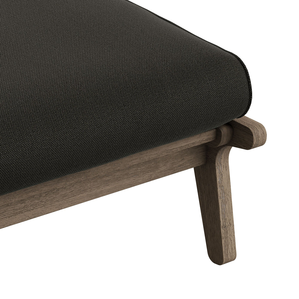 Saratoga Outdoor Teak Ottoman