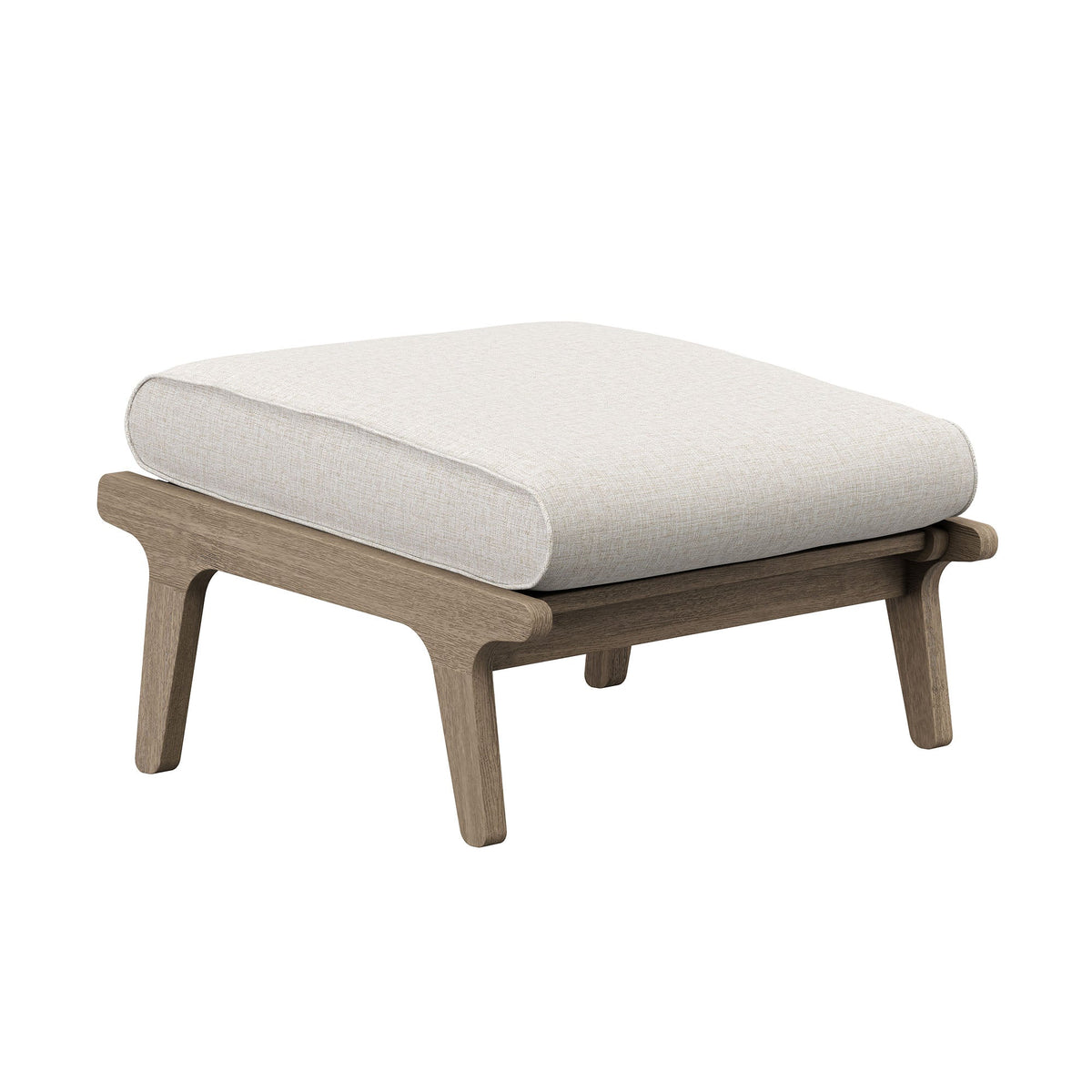 Saratoga Outdoor Teak Ottoman