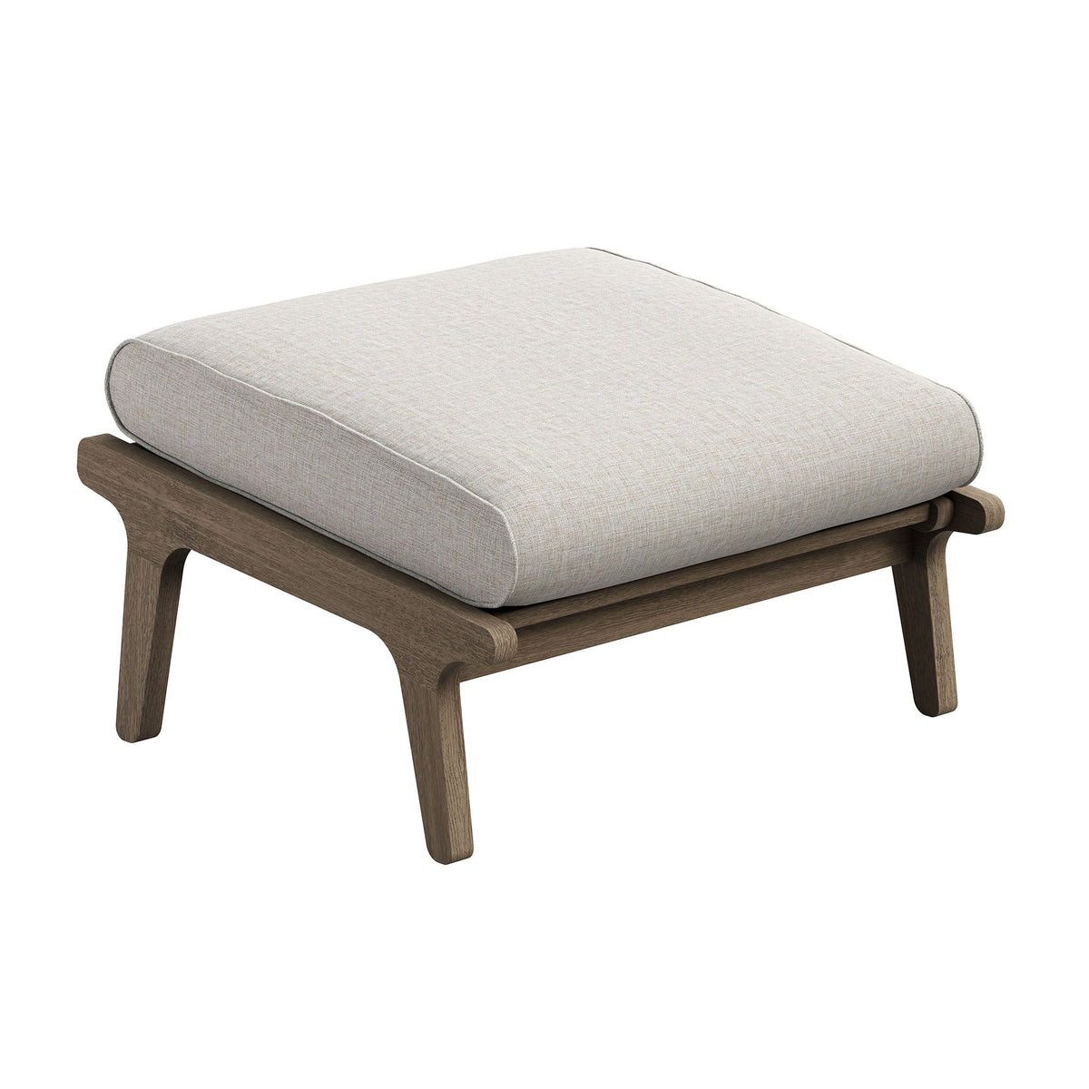 Saratoga Outdoor Teak Ottoman