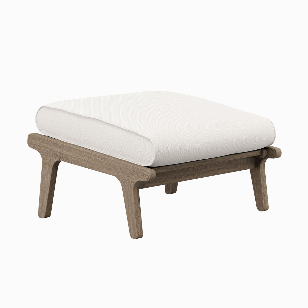 Saratoga Outdoor Teak Ottoman