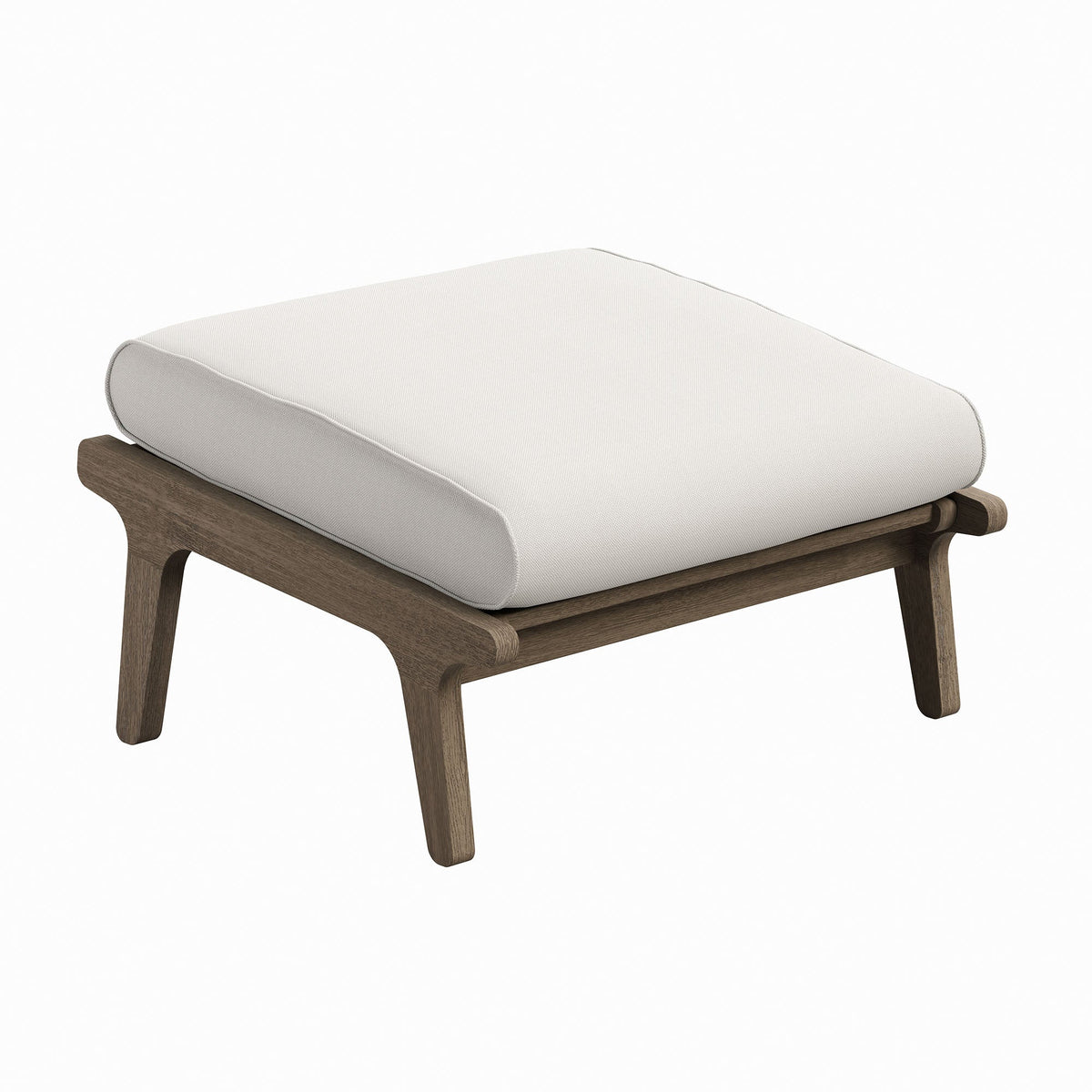 Saratoga Outdoor Teak Ottoman