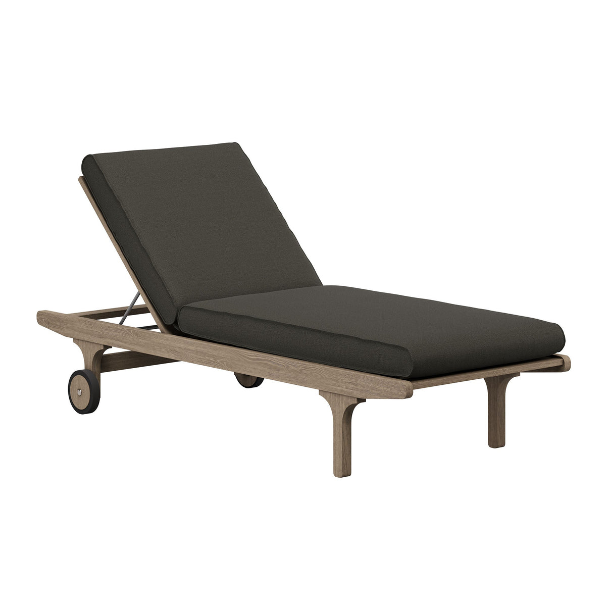 Saratoga Outdoor Teak Chaise Lounge Chair - view 3