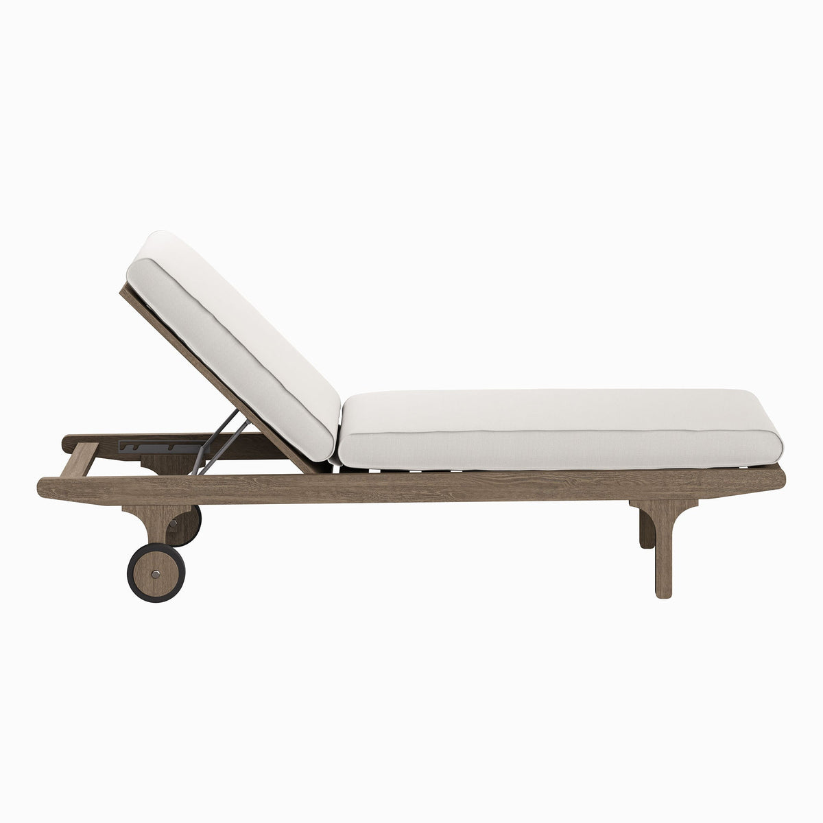 Saratoga Outdoor Teak Chaise Lounge Chair - view 4