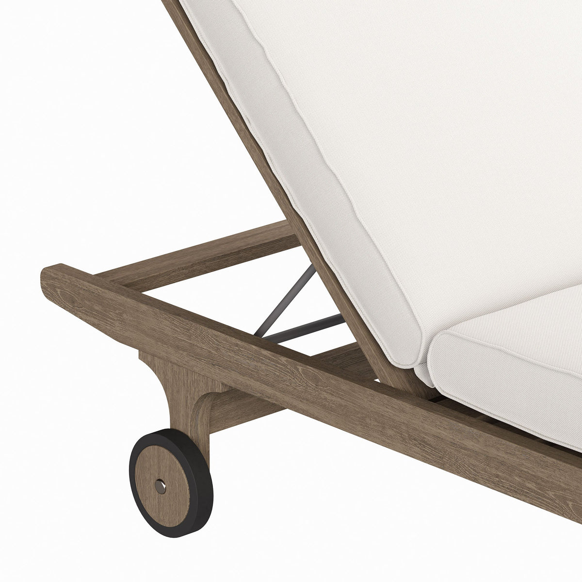 Saratoga Outdoor Teak Chaise Lounge Chair - view 13