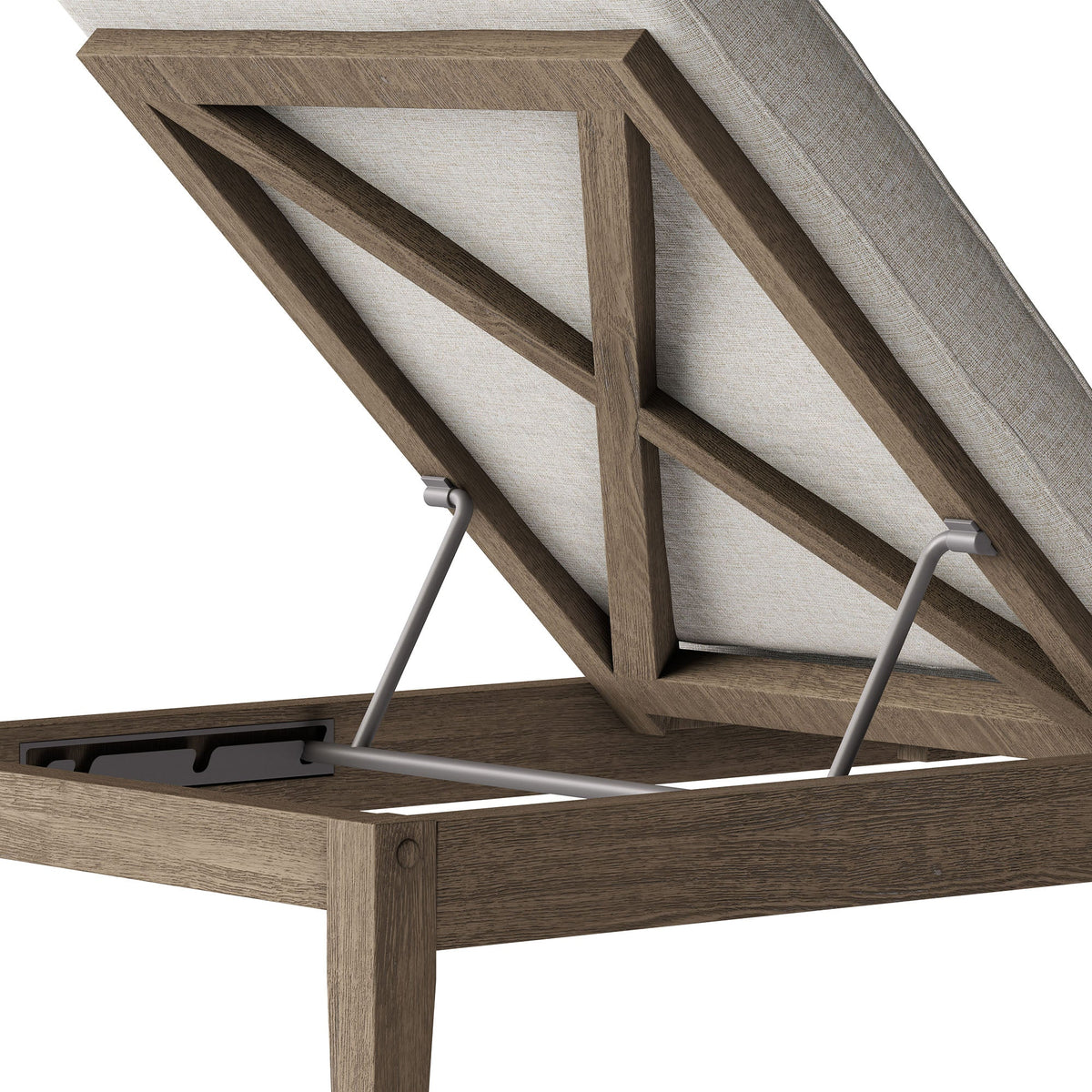 Northlake Outdoor Teak Chaise Lounge - view 14