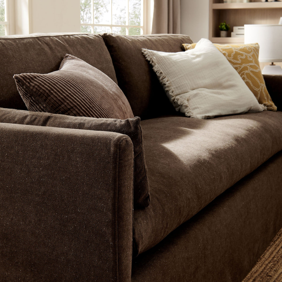 Wellfleet 85" Slipcovered Fabric Sofa