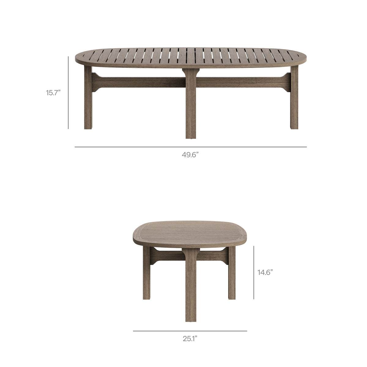 Saratoga 5-Piece Outdoor Teak Wood Furniture Set
