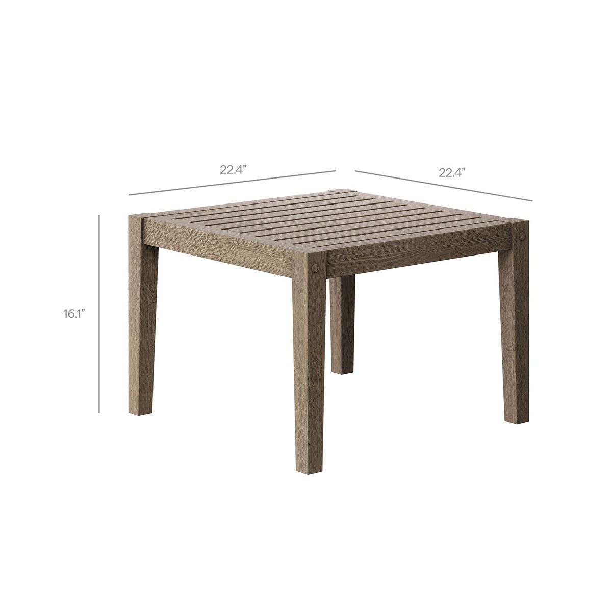 Northlake 5-Piece Outdoor Teak Wood Furniture Set