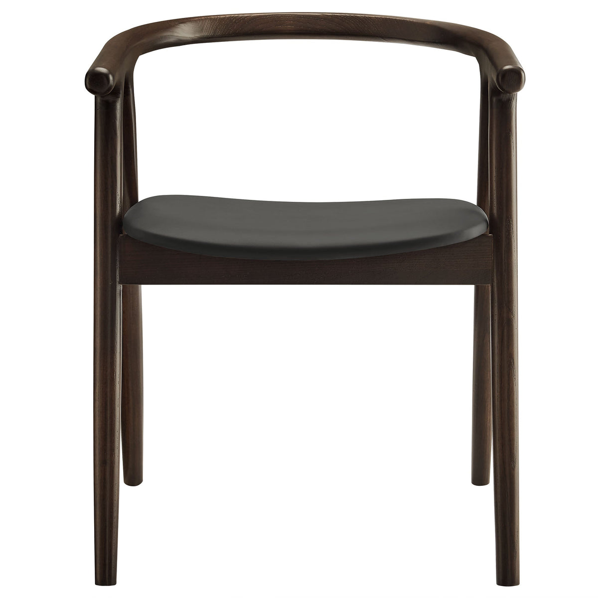 Henry Vegan Leather and Wood Dining Chair - view 8