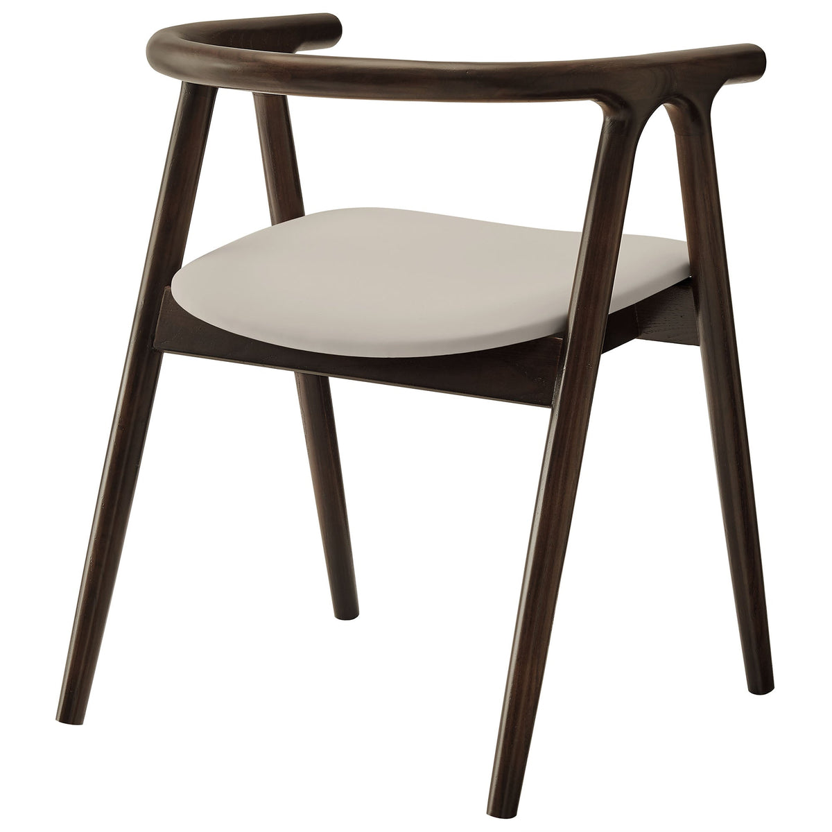 Henry Vegan Leather and Wood Dining Chair - view 5