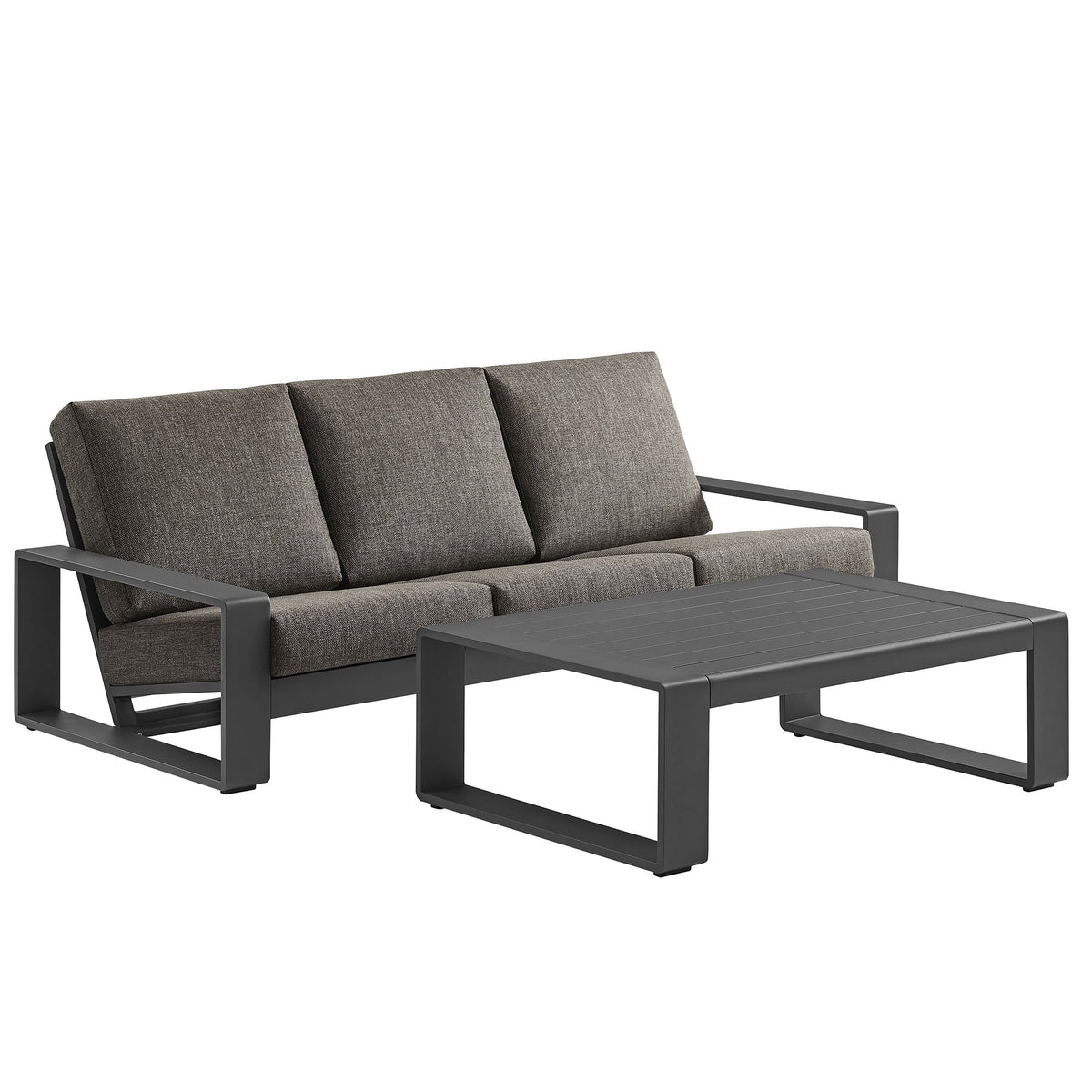 Lirienne 2-Piece Outdoor Patio Aluminum Furniture Set - view 3