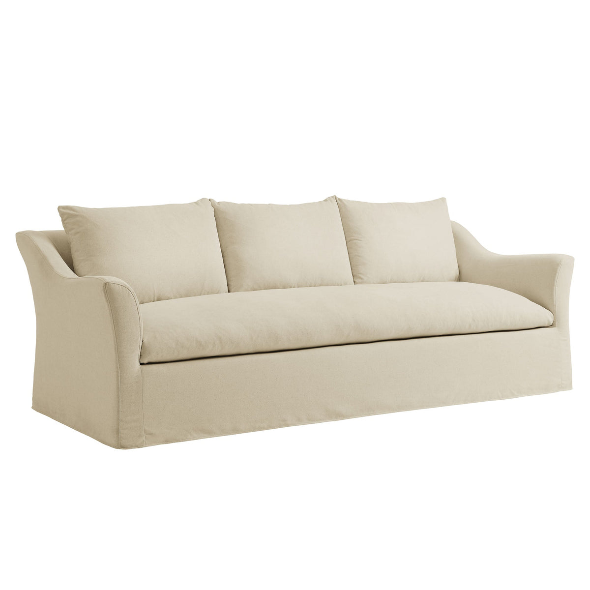 Somerset 92" Slipcovered Linen Blend Sofa - view 2
