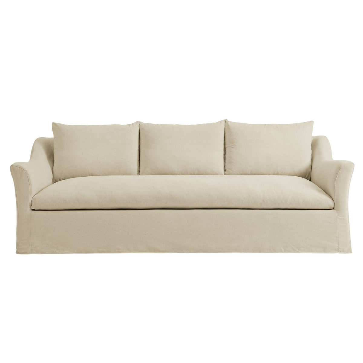 Somerset 92" Slipcovered Linen Blend Sofa - view 11