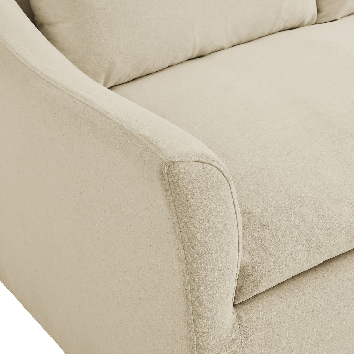 Somerset 92" Slipcovered Linen Blend Sofa - view 14