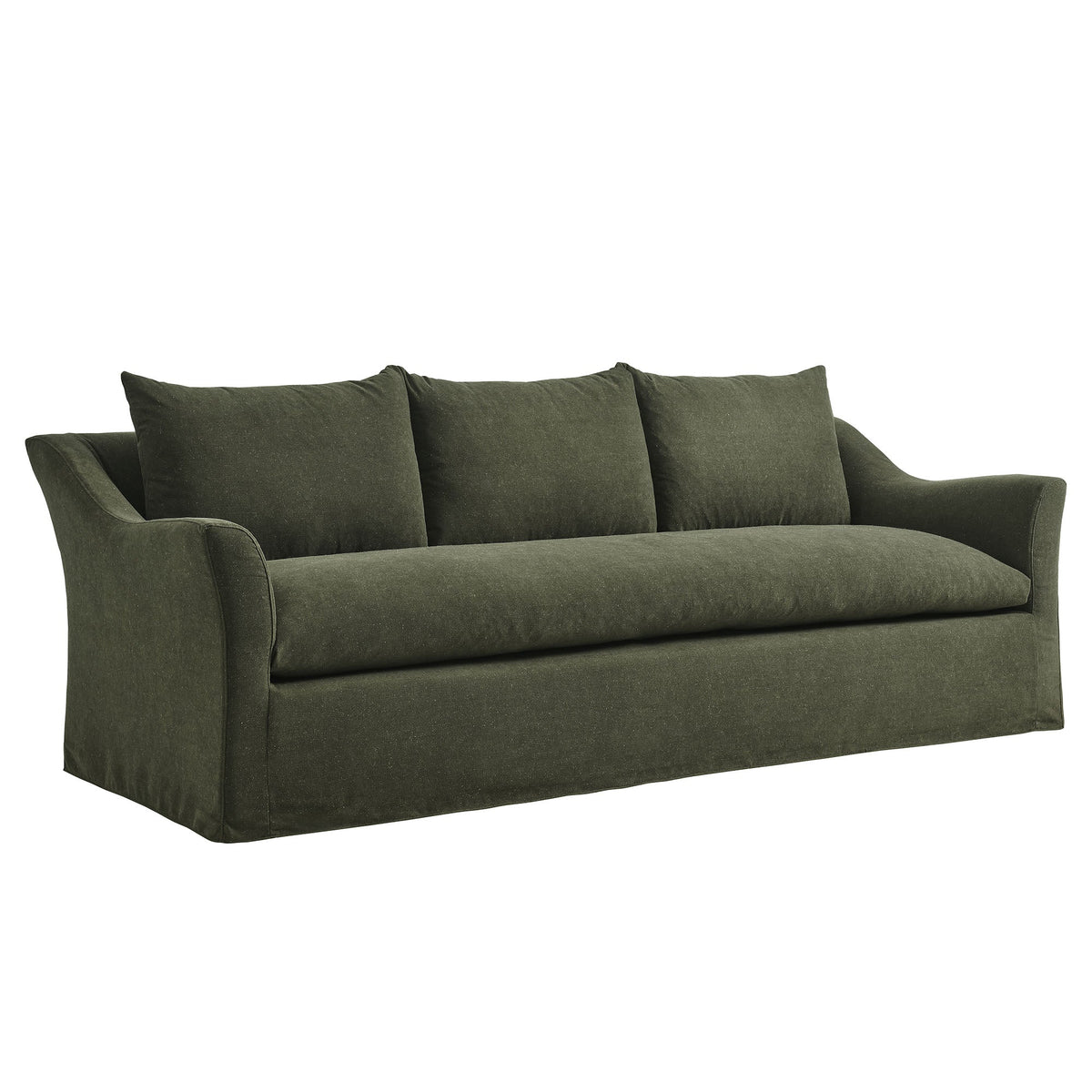 Somerset 92" Slipcovered Linen Blend Sofa - view 3