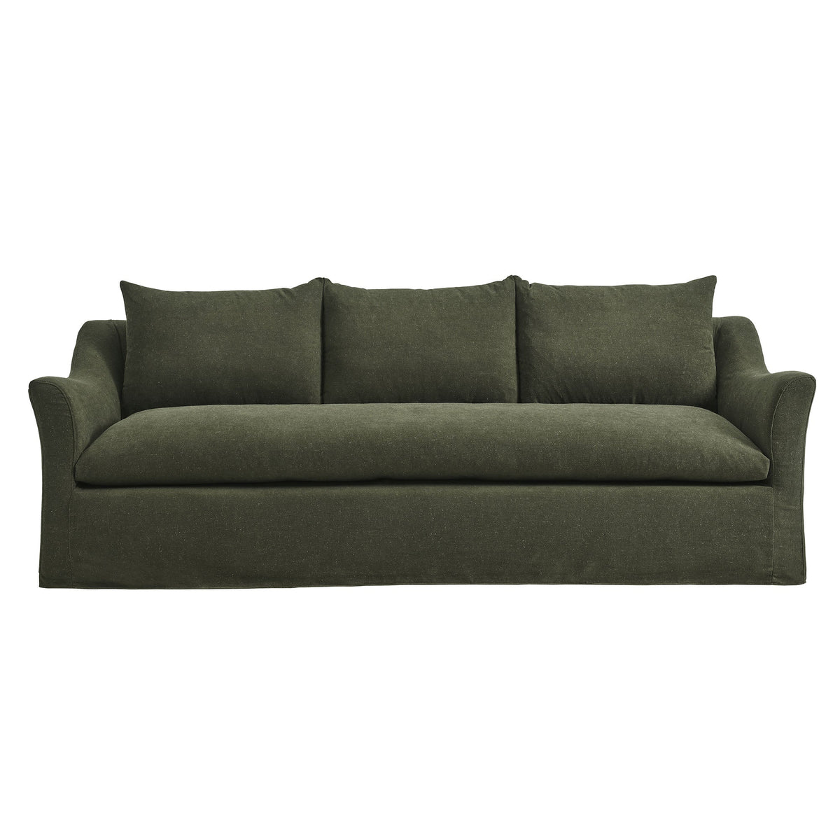 Somerset 92" Slipcovered Linen Blend Sofa - view 12