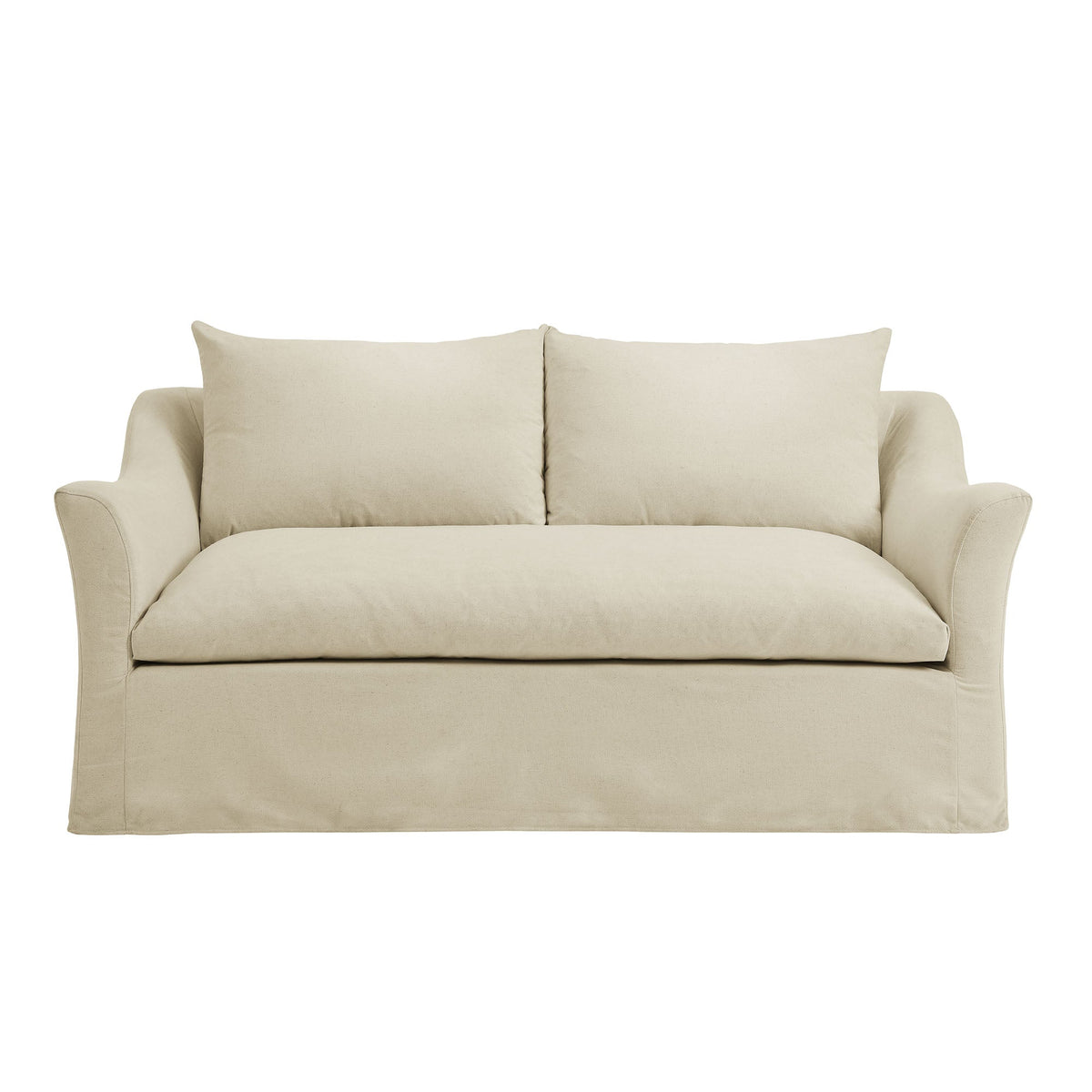 Somerset 70" Slipcovered Linen Blend Loveseat