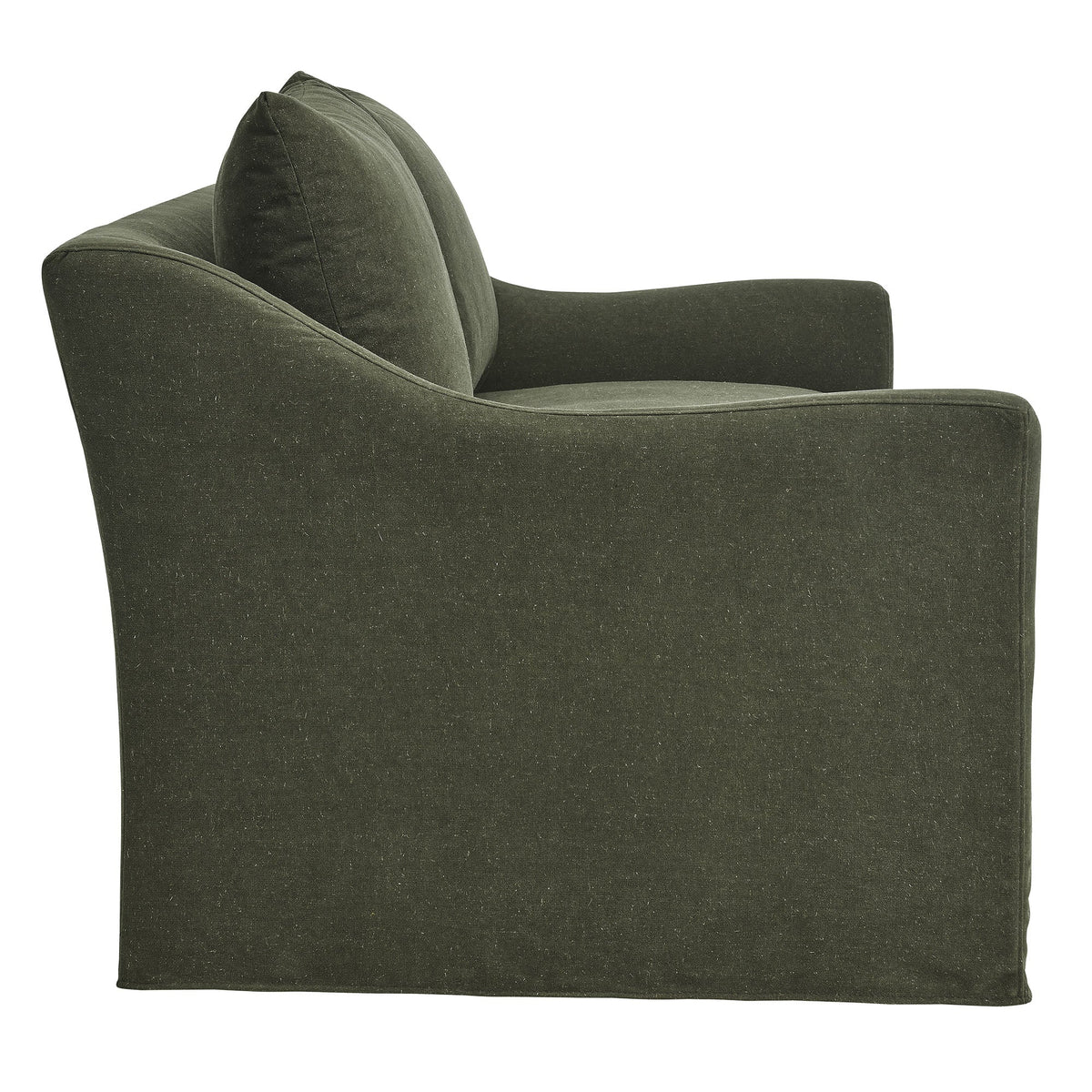 Somerset 70" Slipcovered Linen Blend Loveseat