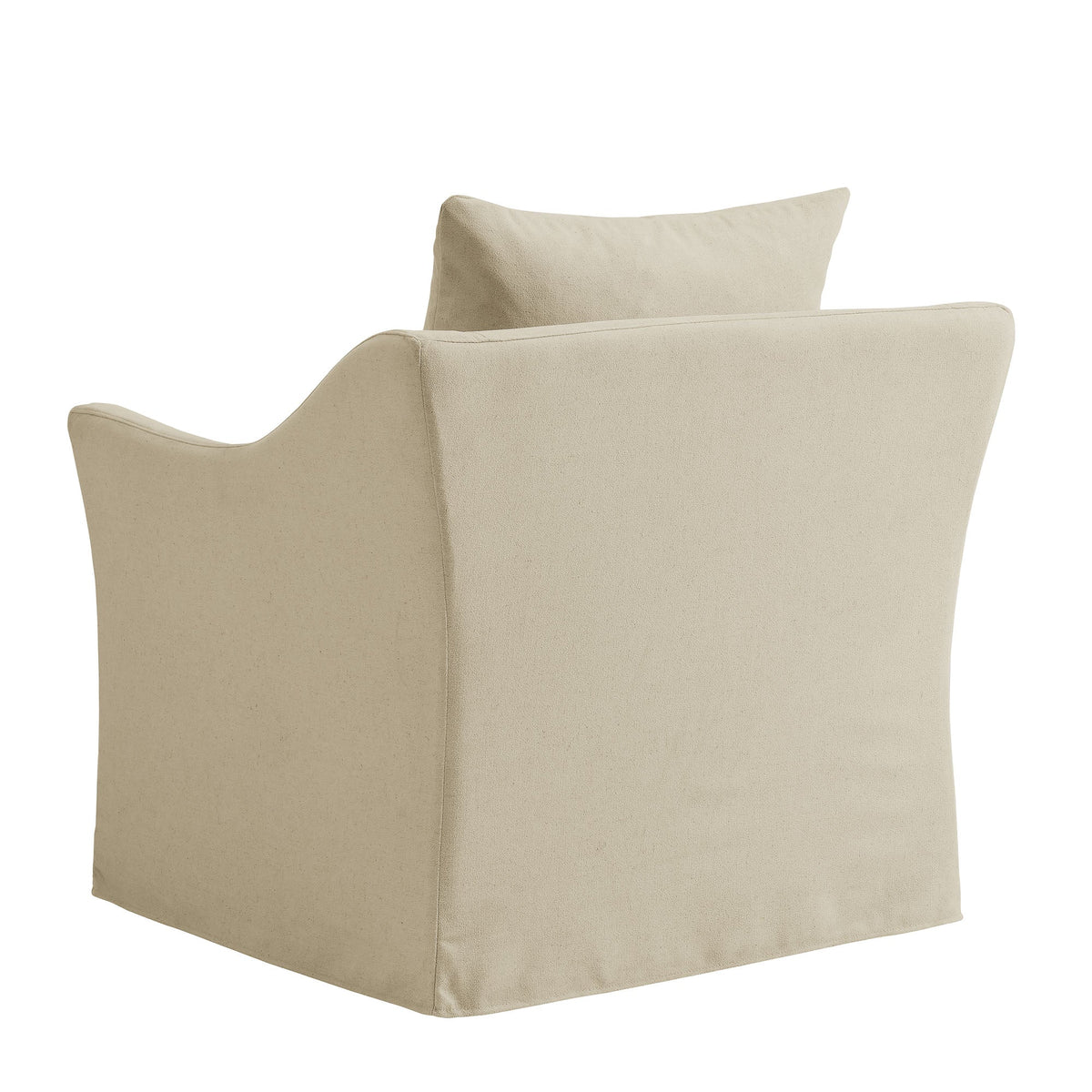 Somerset Slipcovered Linen Blend Armchair
