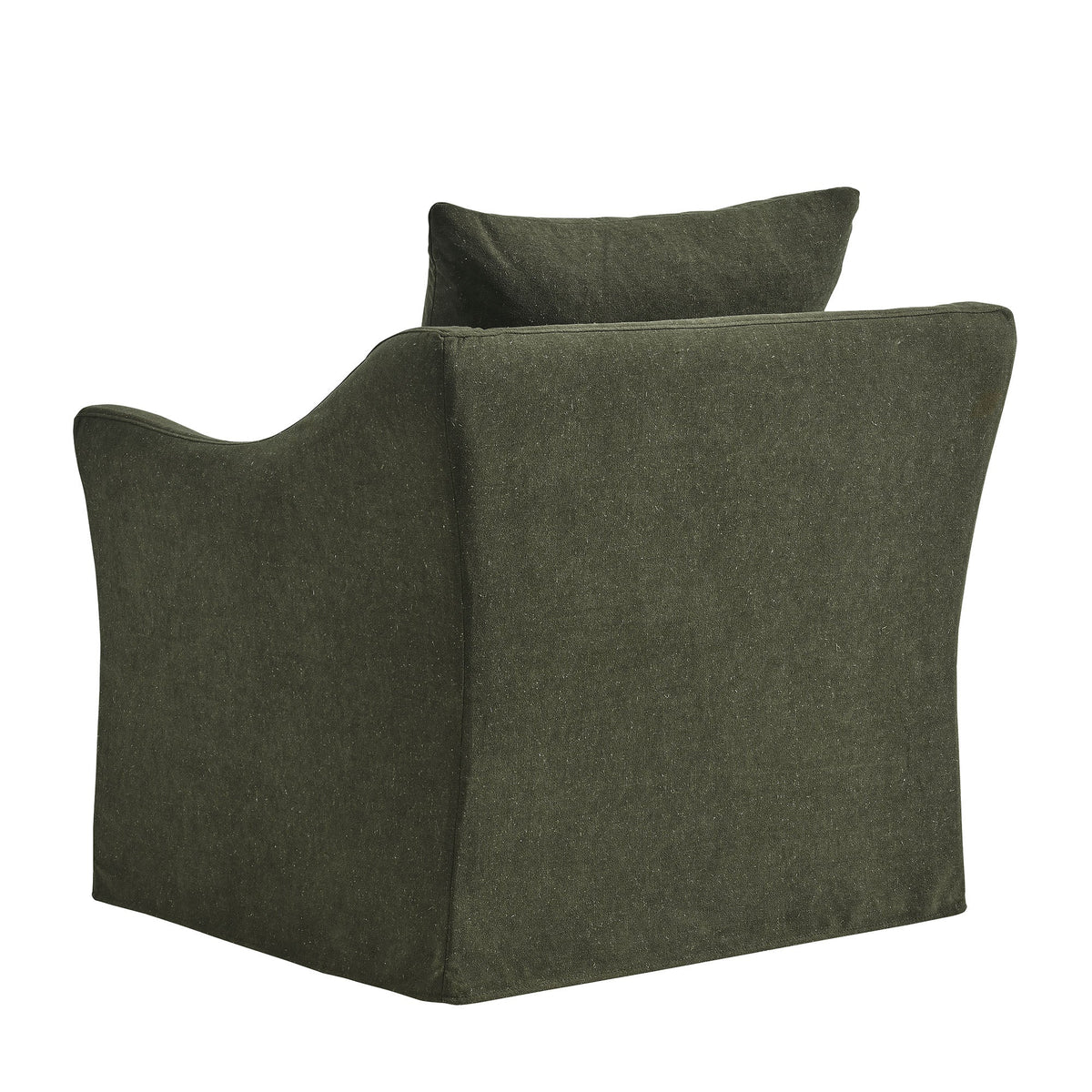 Somerset Slipcovered Linen Blend Armchair