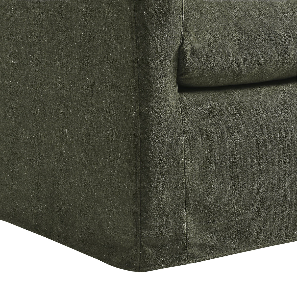 Somerset Slipcovered Linen Blend Armchair