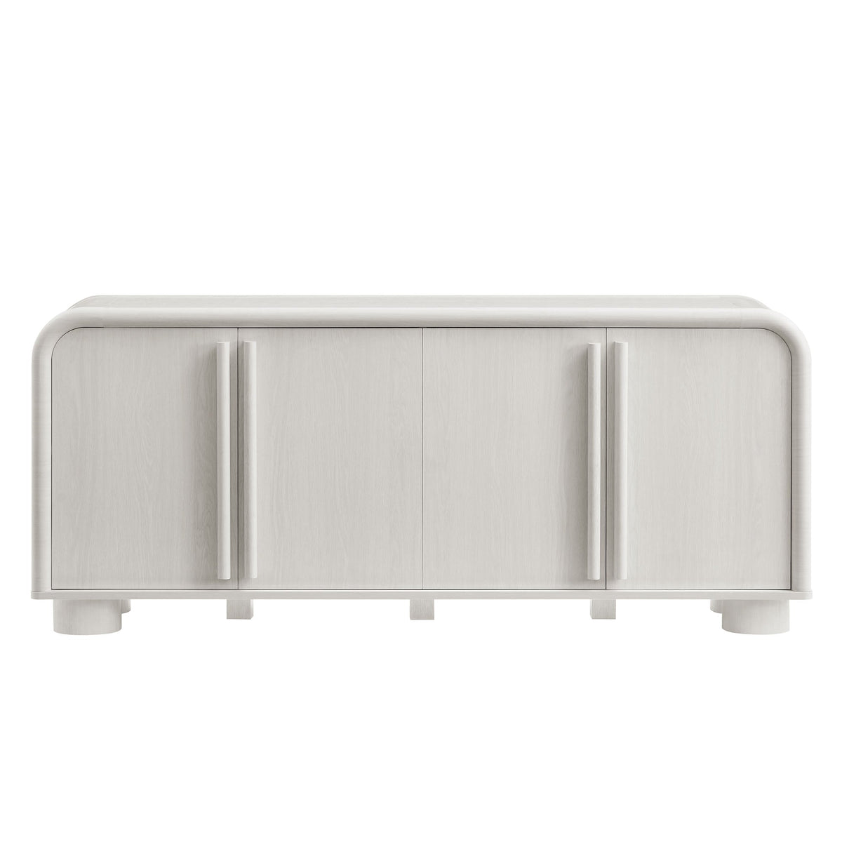 Bellamy Curved 4-Door Sideboard Cabinet