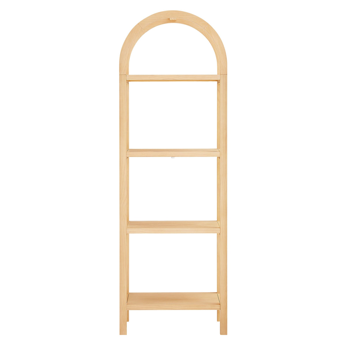 Vexley 72 Inch Tall Narrow Arched Bookshelf