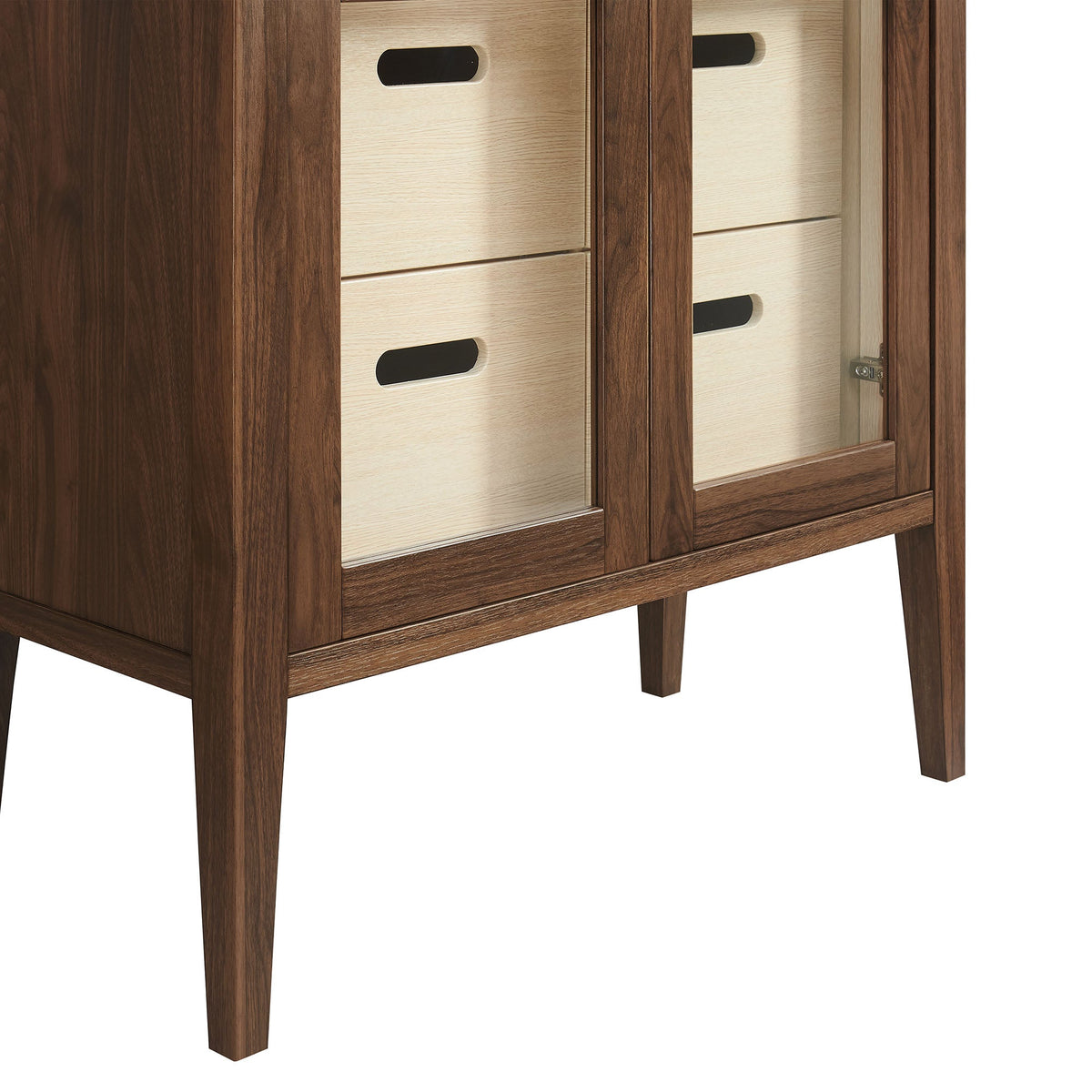 Nell 71" Glass Door Tall Display Storage Cabinet - view 6