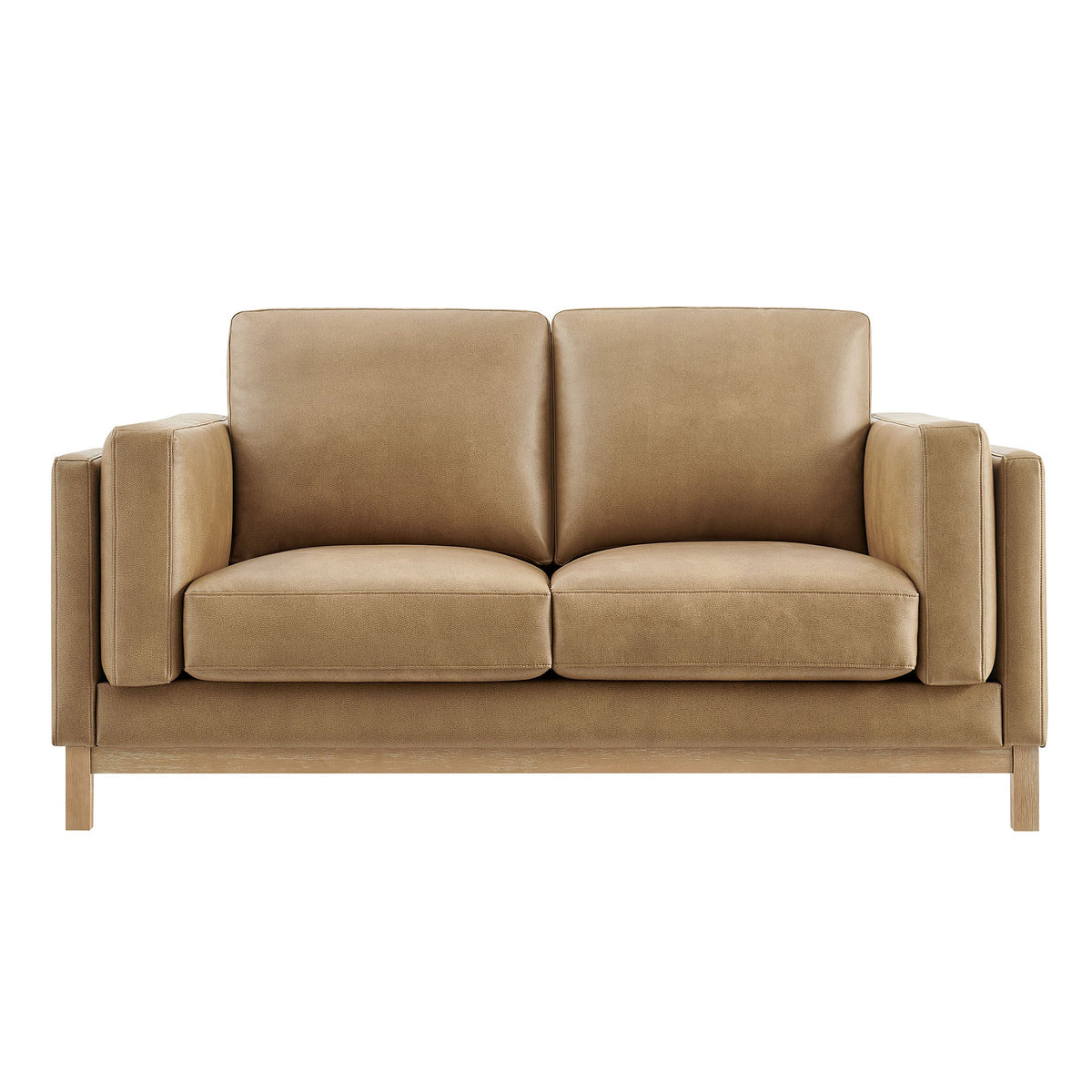 Roscoe 63 inch Vegan Leather Loveseat