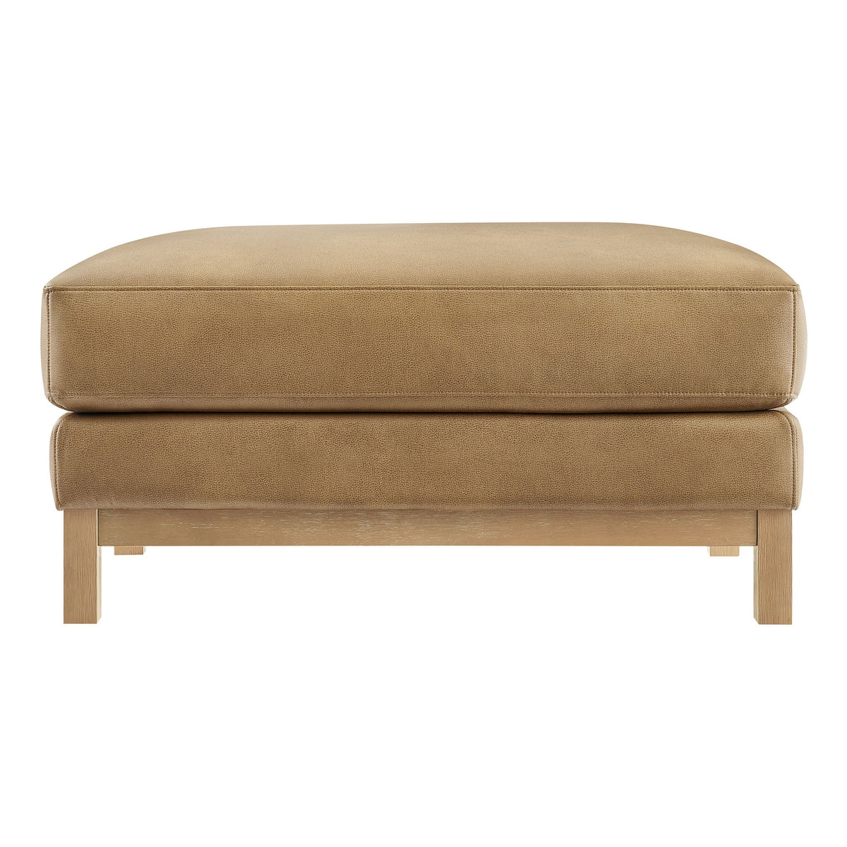 Roscoe Vegan Leather Ottoman