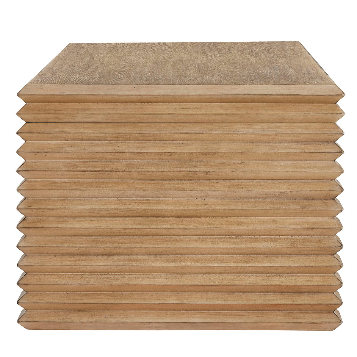 Canto Rectangular Stacked Design Coffee Table - view 2