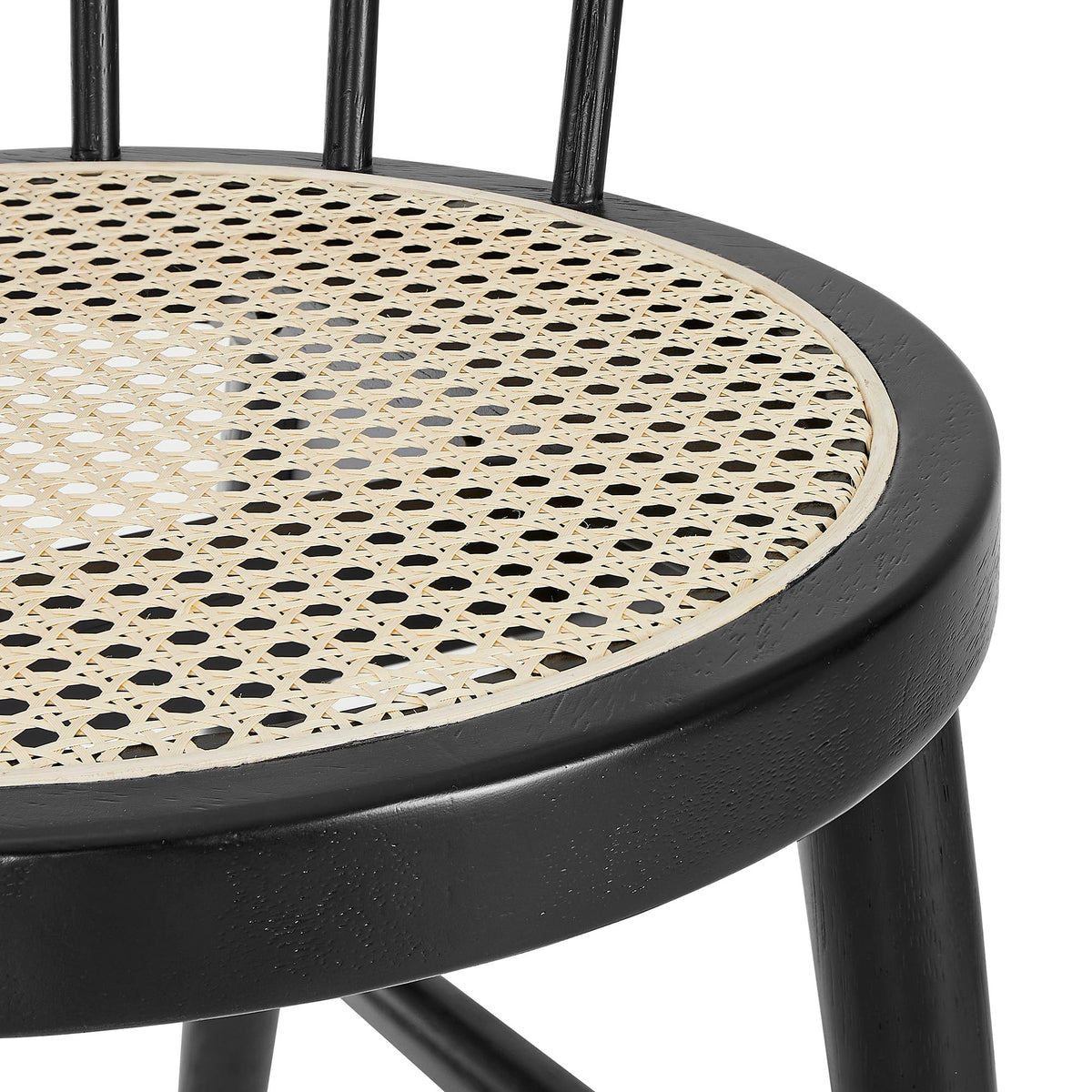 Lykke Curved Spindle Back Dining Chairs Set of 2 - view 12