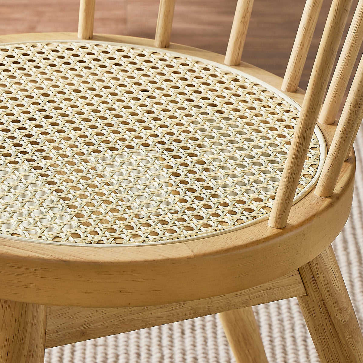 Lykke Curved Spindle Back Dining Chairs Set of 2 - view 13