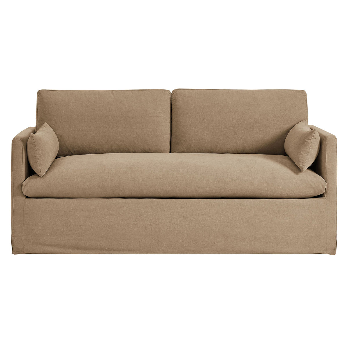 Wellfleet Slipcovered Linen-Blend Loveseat