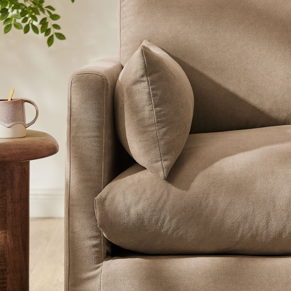 Wellfleet Slipcovered Linen-Blend Armchair