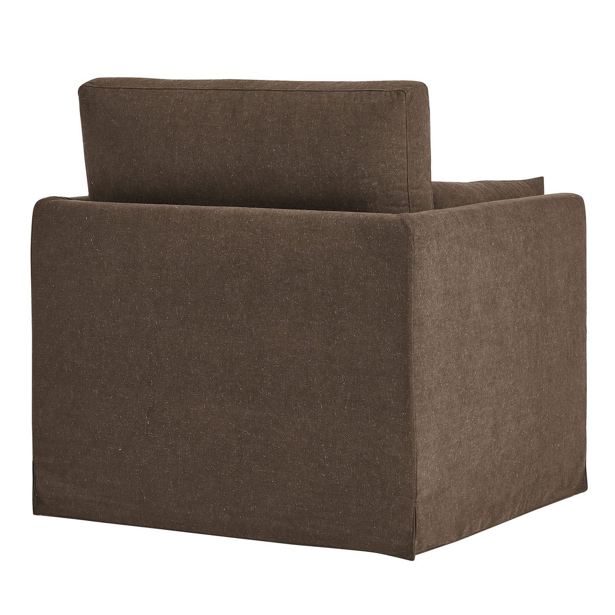 Wellfleet Slipcovered Linen-Blend Armchair