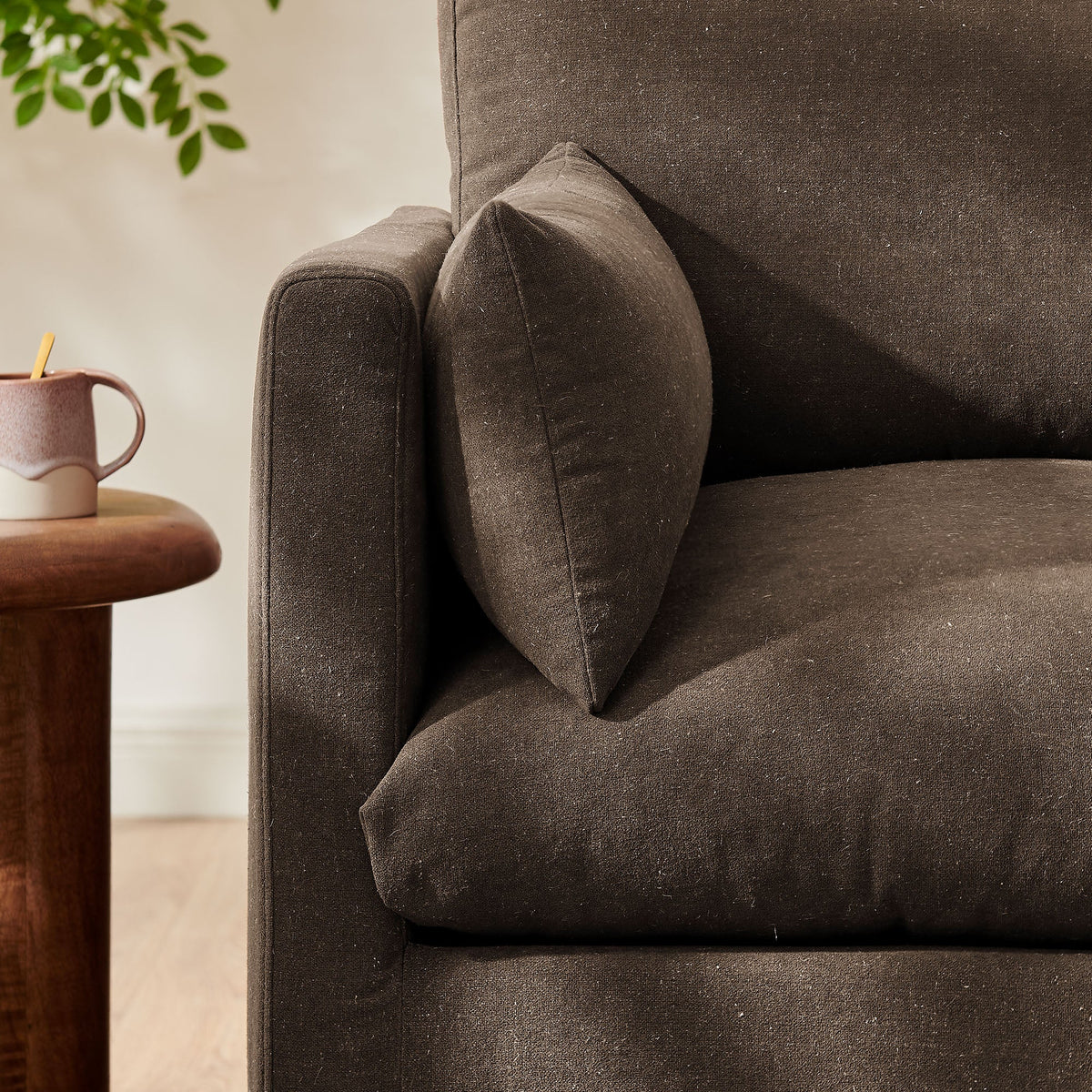 Wellfleet Slipcovered Linen-Blend Armchair