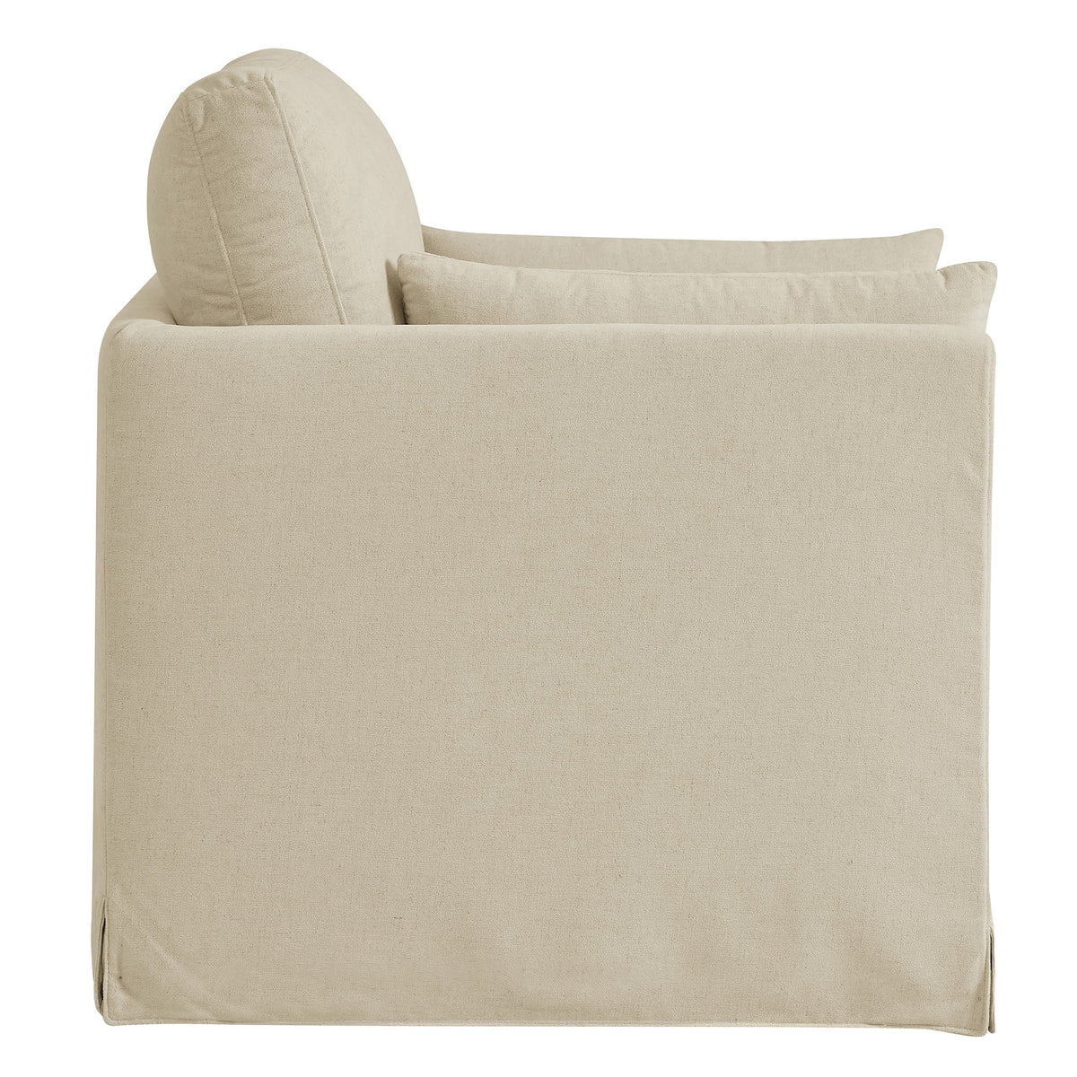 Wellfleet Slipcovered Linen-Blend Armchair