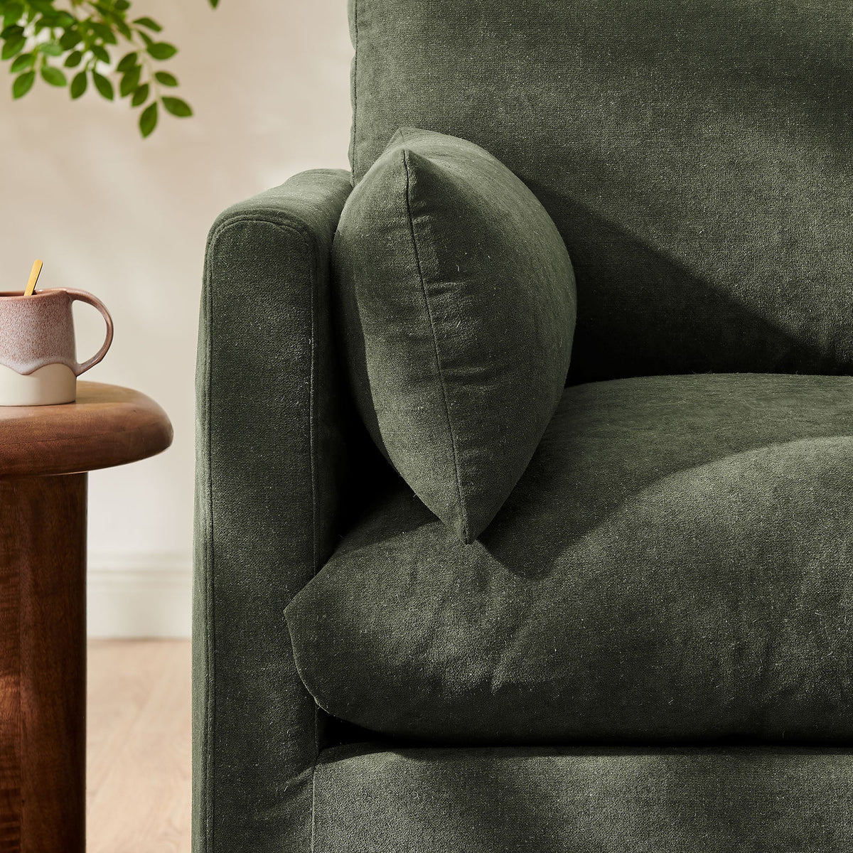 Wellfleet Slipcovered Linen-Blend Armchair