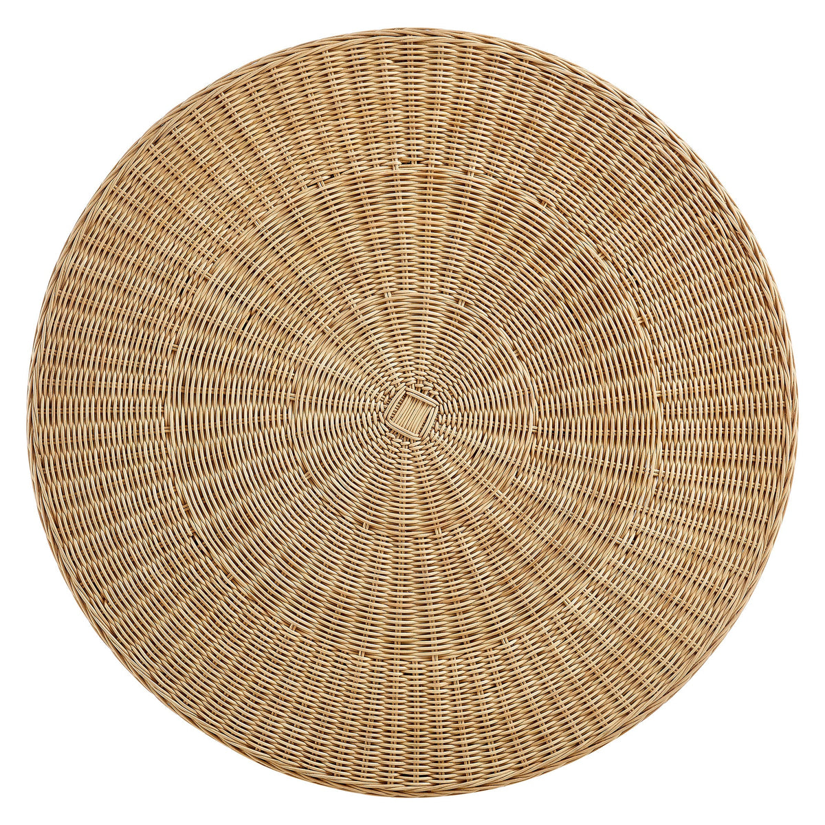 Ainsley 32 Inch Round Natural Rattan Coffee Table - view 3