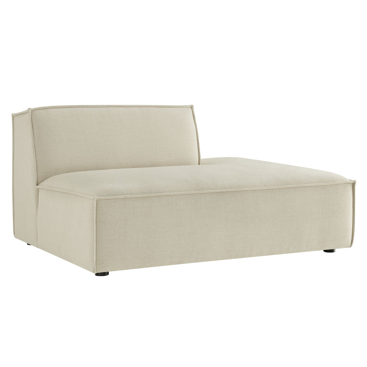 Restore Performance Fabric Upholstered Right-Facing Armless Modular Chaise - view 1